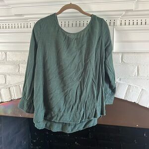 Velvet brand linen top sz L